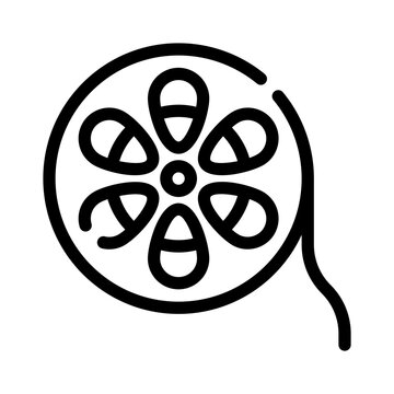 recommend clip art: film reel line icon