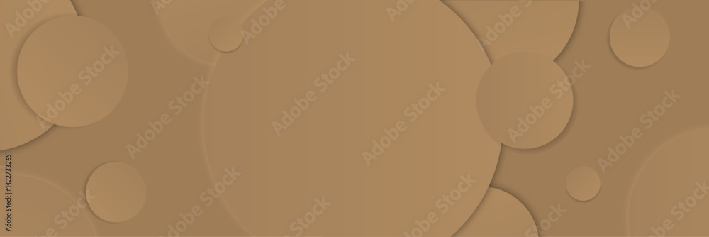 Poster vector abstract creative background in minimal trendy style with 3d circle for modern art shapes - s