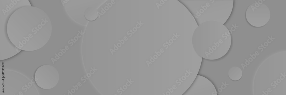 Aufkleber vector abstract creative background in minimal trendy style with 3d circle for modern art shapes - s