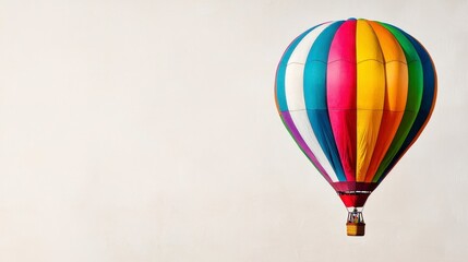 Fototapeta premium Bright Colorful Hot Air Balloon