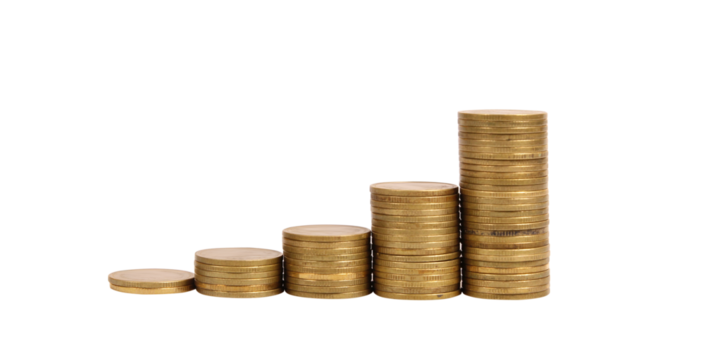 Investing growth strategy financial sector infographic representation business environment close-up view wealth accumulation concept