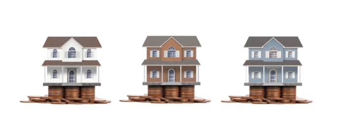 Comparative analysis of residential homes urban environment real estate models architectural design focused perspective housing trends in construction