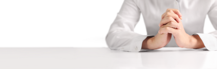 Contemplative business meeting gesture modern office setting corporate image minimalist environment close-up view professional focus