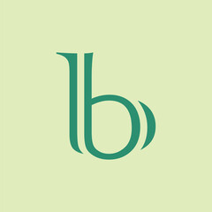Letter b logo vector template Creative b Letter initial logo design