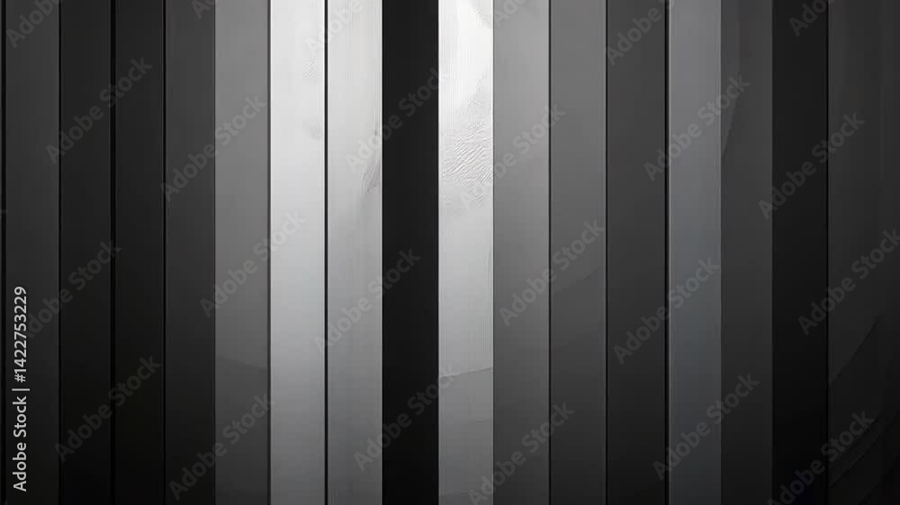 Poster modern architectural design vertical lines and light create depth, shadow, and contrast in minimalis