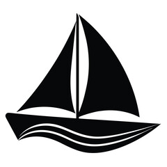 Boat Icon – Minimal Nautical Symbol for Apps, Websites & Graphic Design