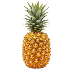 pineapple on white background