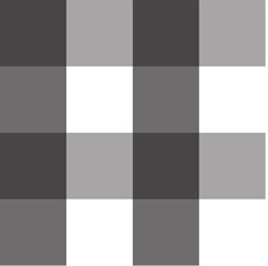 Black and white gingham fabric square checkered seamless pattern vintage background vector