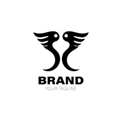 Gemini Logo. Gemini Logo Design. Gemini Logo Brand. Gemini Logo Vector Design Isolated on White Background