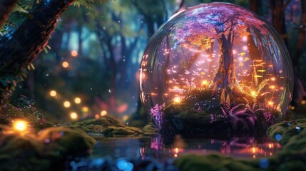 A black bear climbing a tree, with dense green leaves all around