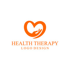 health therapy logo design,vector,illustration,symbol,medical,psychology,care,clinic,spa,hospital