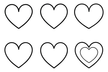 Hand drawn heart beautiful art for heartfelt moments