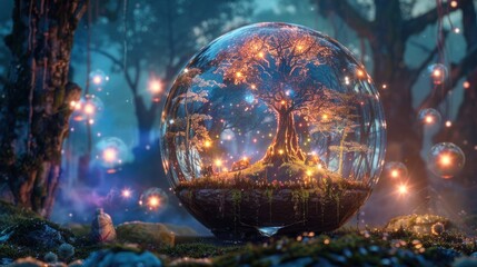 A black bear climbing a tree, with dense green leaves all around