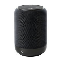 Digital assistant speaker, smart home device, isolated clean product shot on white