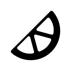 カットレモンのアイコンイラスト