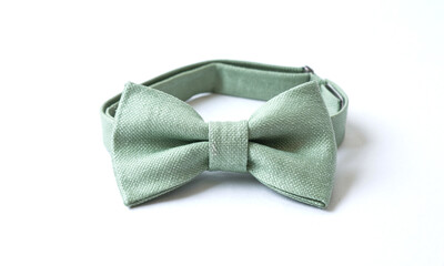 Sage green bow tie for men wedding groomsmen formal event neckwear fashion accessory stylish bow tie gift idea