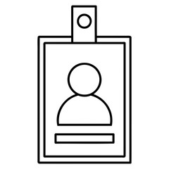 name tag vector icon