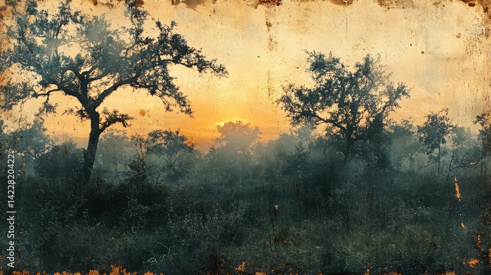 Poster authentic dusted photo paper effect overlay - image for design