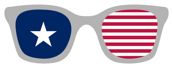 United State Independence Day Element Sticker