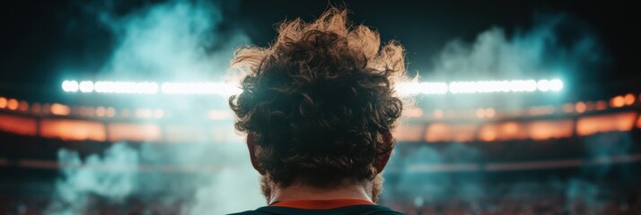 Immersive Stadium Experience Cinematic Sports Atmosphere Capturing Collective Energy, Fan Anticipation, and High-Voltage Live Event Dynamics in Ultra-HD Perspective