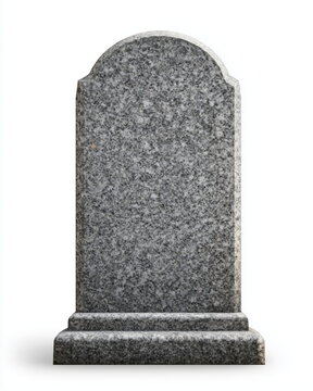 blank grave stone