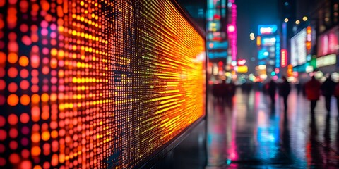 Night City Digital Billboard