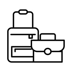 Fototapeta premium Luggage icon