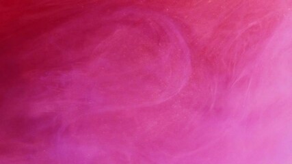 Abstract clouds. Ink blow. Defocused bright pink colorful paint mist smoke flow vortex vapor steam fluid moving on art background.