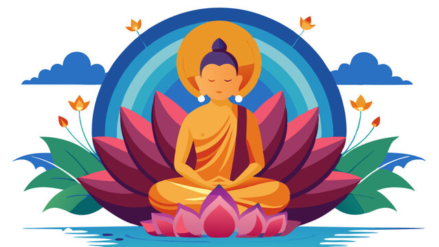 Lotus For Budhas Vesak day