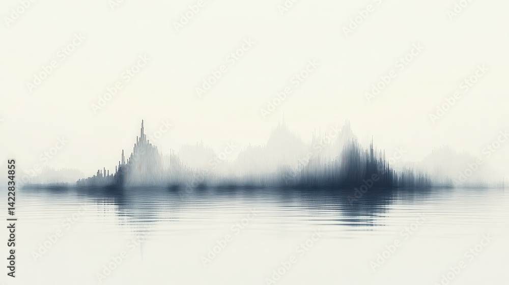 Poster a professional animated stock market graph with a subtle gradient effect, displaying upward movement