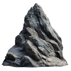 rock formation isolated on transparent background