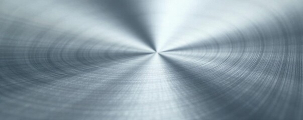 Radial blur effect on brushed metallic surface, silver tones, metallic, texture background