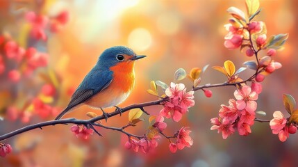 Obraz premium colibri clipart digital watercolor clipart detailed illustration - photo for design