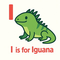 I for Iguana