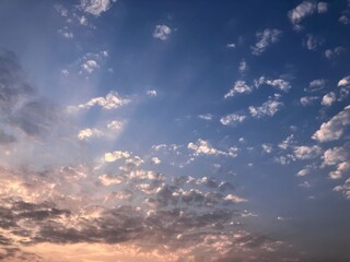 Celestial Blue Symphony: Ethereal Morning Cloud Panorama on West Lake in Hanoi, Vietnam