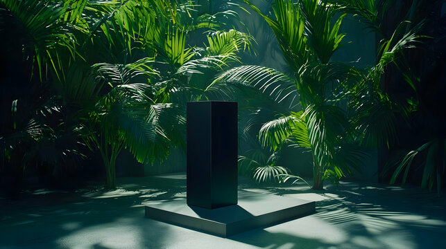 mockup showcasing minimalist social media post template with clean background 