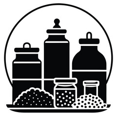 Glass Jar – Airtight Storage Container for Kitchen, Pantry & DIY Projects