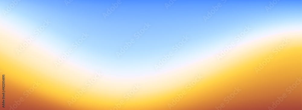 Poster calm beach gradient background. abstract ocean coast concept. smooth wavy seaside backdrop. blurred 