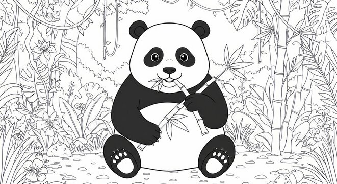 Panda Illustration Coloring Page Images – Browse 7,326 Stock Panda Illustration Coloring Page Images – Browse 7,326 Stock