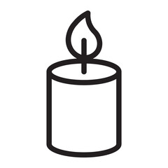 candle Line Icon