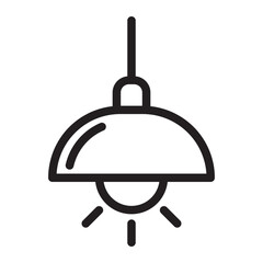 lamp Line Icon