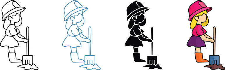 Gardening design concepts from childhood