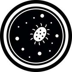 black and yellow buttons