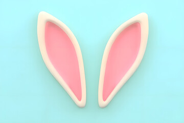 Fototapeta premium Easter Bunny Ears, beautiful and ready for Easter