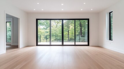 Modern Room with Large Windows