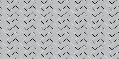 Tile square wavy style pavement vector illustration grey color for background design.