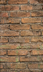fondo vertical de un muro de adobe - foto de stock 