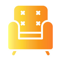 sofa Gradient icon