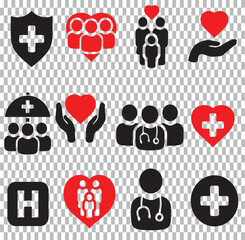 care, clinic, illustration, doctor, health, hospital, vector, sign, cartoon, heart, medicine, diagnosis, stethoscope, nurse, healthcare, simple, emergency, icon, medical, symbol, mark, showing, choice
