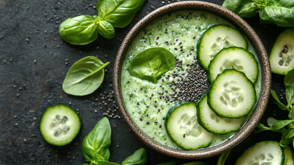 Close-up of a fresh salad bowl bursting with greens and vegetables symbolizing a balanced lifestyle mindfulness wellness and the vibrant energy of healthy eating choices in everyday life

